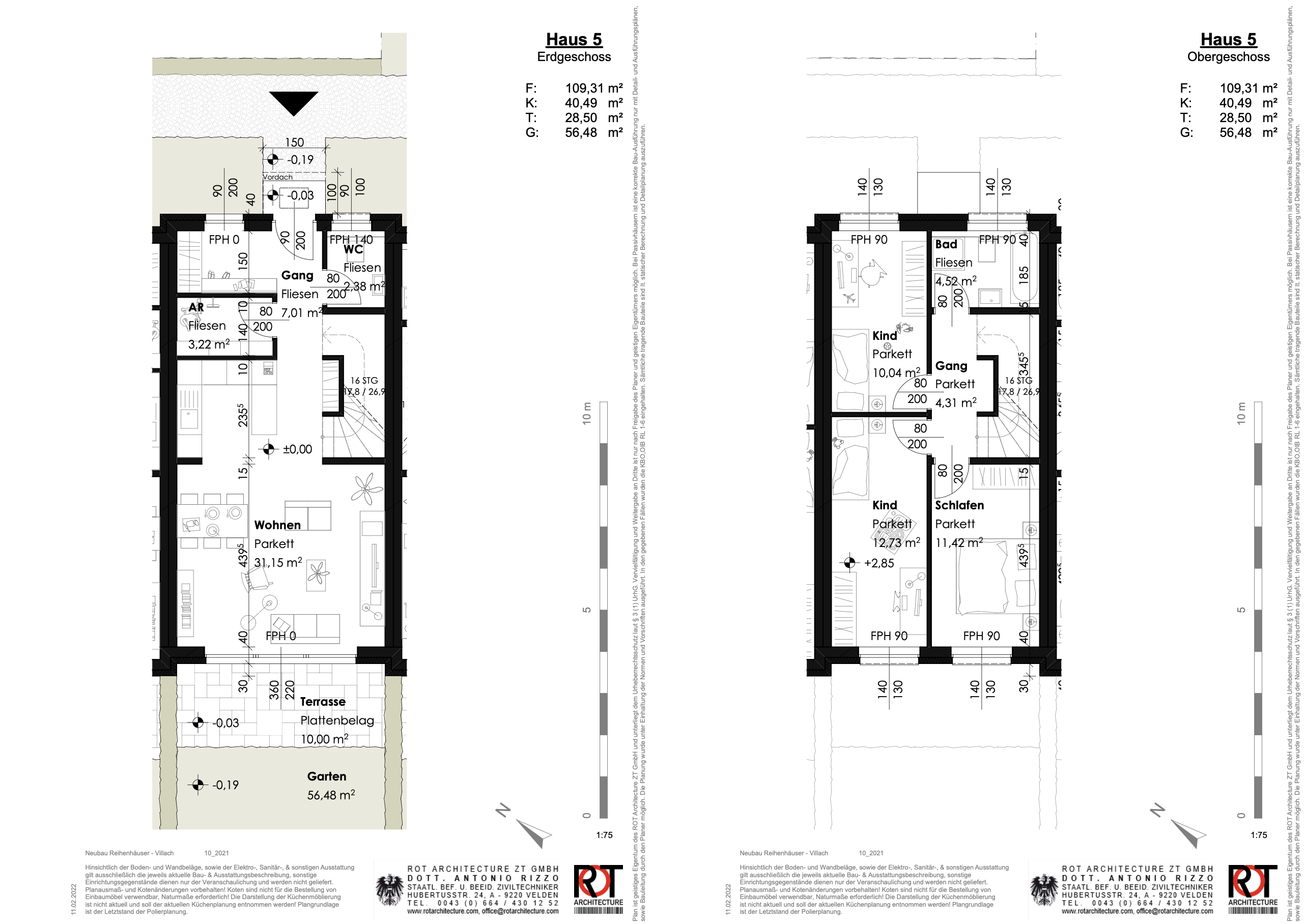 Grundriss Obergeschoss